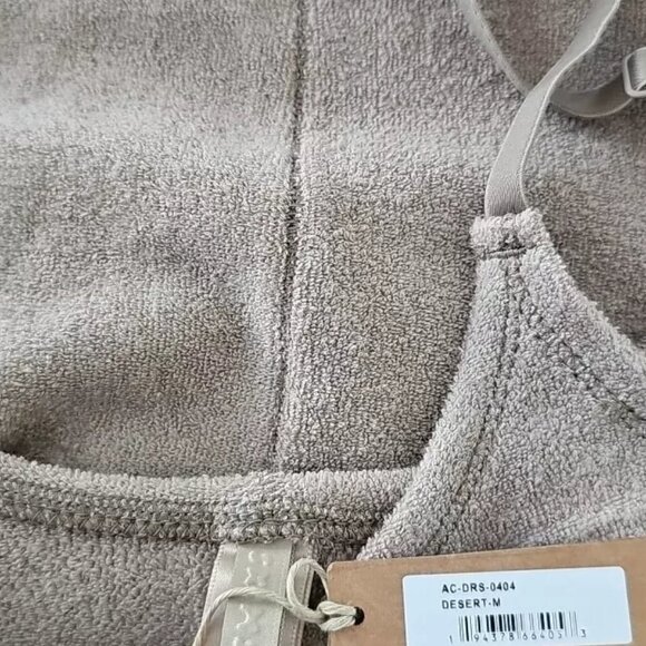 Skims Terry Scoop-neck Cotton-blend Toweling Slip Dress Size M NWT - Picture 3 of 4